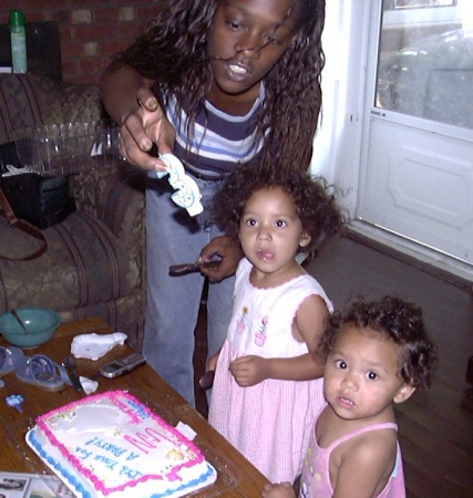 Me & My two dauthters 4 years ago