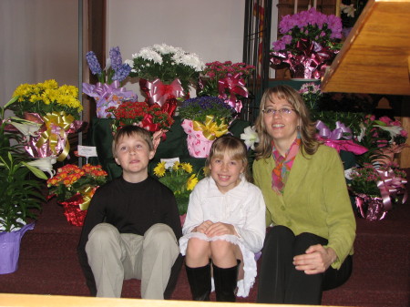 My sister Dawns family at Easter