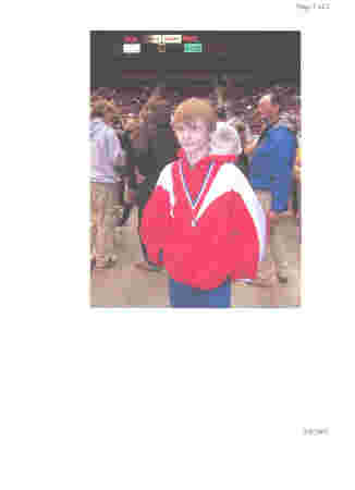 My son Travis at State Wrestling