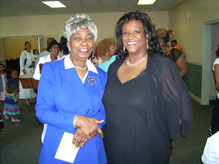 Cynthia and Mrs Williams