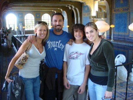 me & Julie, my daughter Brittany 18 & my son Chad 14 at Hearst castle 07