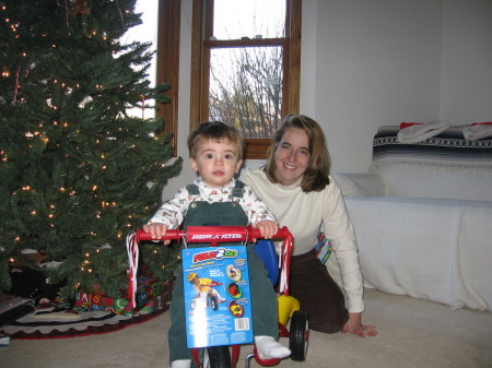 Stacey and Dylan, Christmas 2006