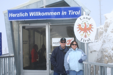 On Top of the Zugspitze, Germany