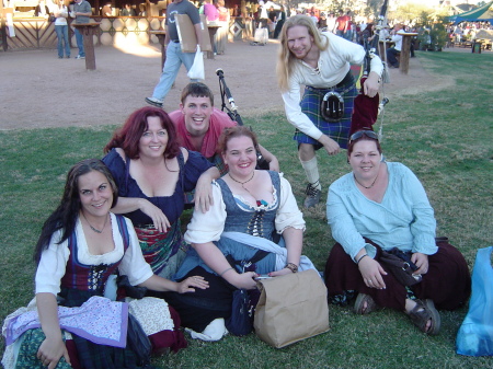 My Friends and I and the Bagpipers of Tartanic