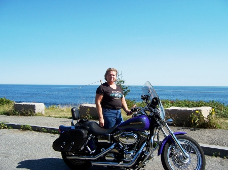 Me and my 2002 Lorider on a trip to Bar Harbor Maine