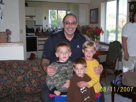 Mike and the Grandsons (from our oldest Mistie)