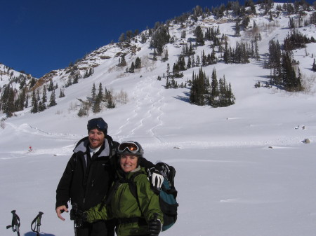 Sean and Emy in Alta, Utah Dec. 2006