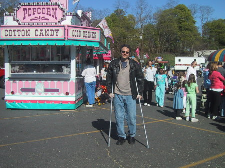 At a local fair after Knee replacement surgery 05/2006