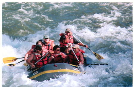My adventures at white water rafting!
