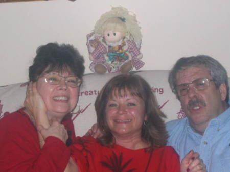 A reunion of my dearest friend Dennis Garofalo (thru classmates) and his wife & my good friend Barbara.