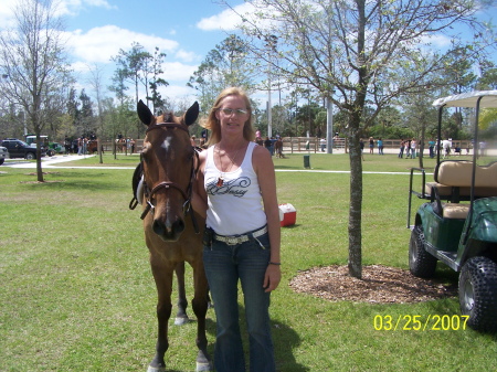 Gerilyn and "DUNE" our champonship jumper!