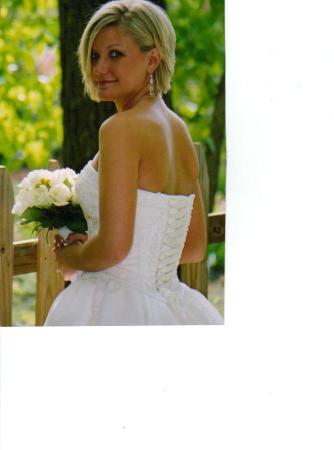 My neice, Megan on her wedding day