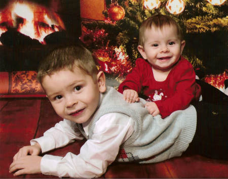 grandchildren Christmas 2007