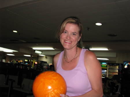 Me, bowling (not well, I might add)