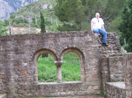Church ruins near Montserrat