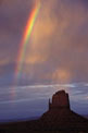 Rainbow over West Mitten, Monument Valley