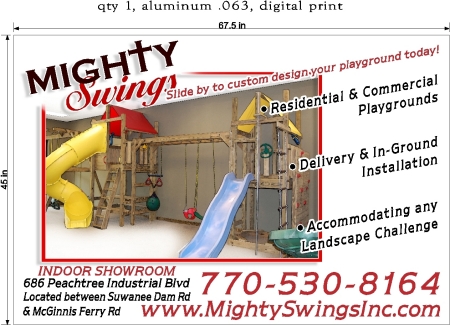 mighty swings poster