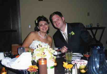 us at our wedding