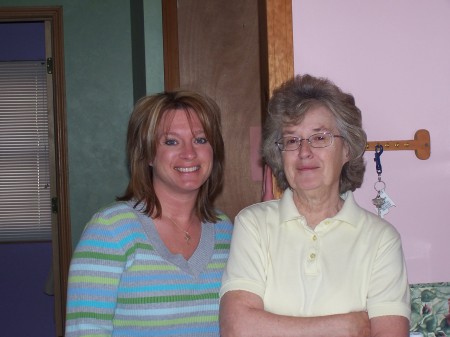 My mom and I, Feb 2007