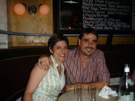 My wife Roma & I at Pastis in NYC summer of 2006