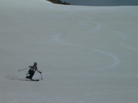 June skiing on Mt. Lassen