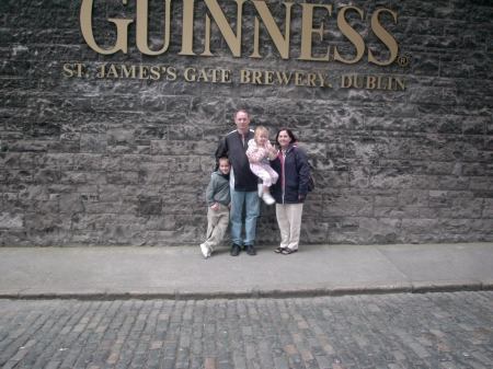 at the brewery in Ireland.