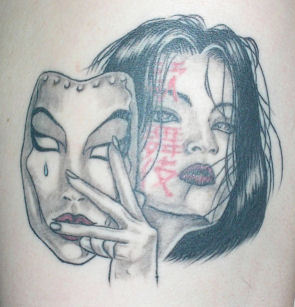 Kabuki tattoo