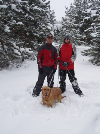 My son Josh and my dog Duke 07'