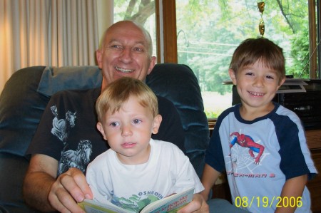 Greg w/Grandsons (l,r) Christopher & Michael
