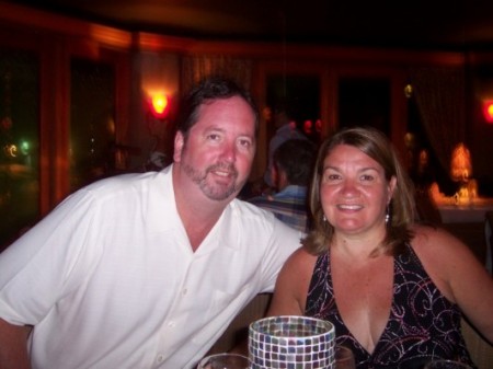Nancy & husband Larry, celebrating an Anniversary in Jamaica, August 2006