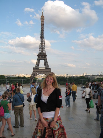 My daughter Lara in Paris, June 2007