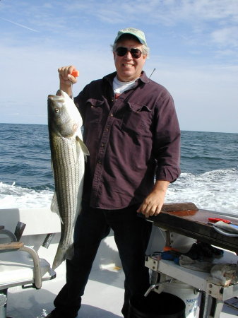 Chuck Striper fishing  - Montauk NY