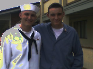 Navy Man Jake and Bro Aaron