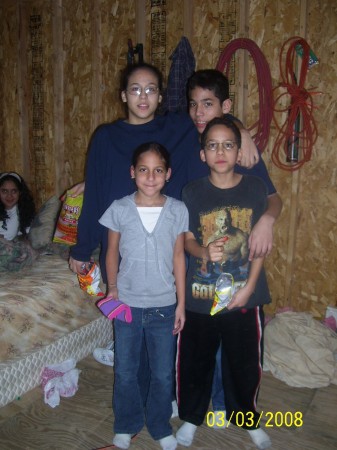 My kids Natasha,Joshua,Juan Pablo Jr., Anissa