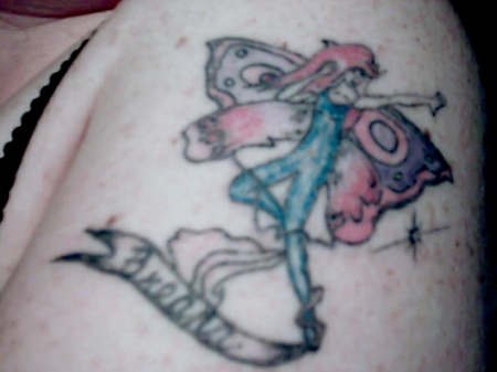 my feaerie tat for ma wee bonnie girl ( 1 of 3 tatoos)