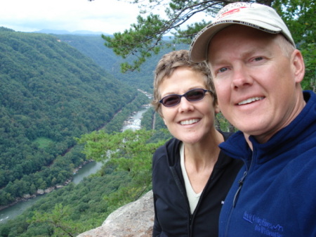 Donna Zobel and Steve Zobel (brother) in West Virginia - 2006