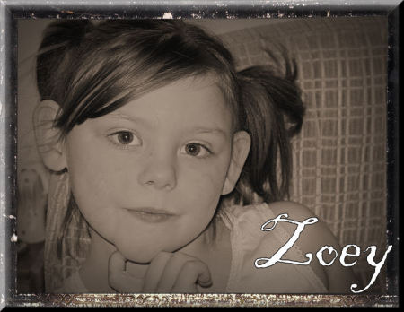 Zoey my youngest (5) 2007