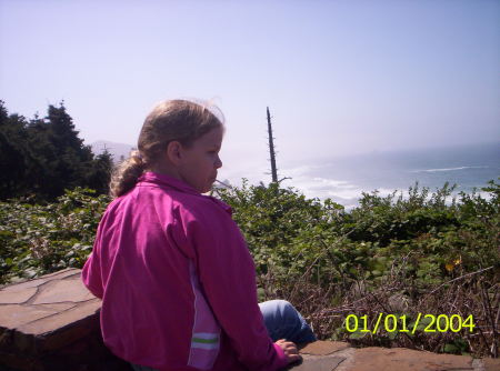 Anna banana at Cannon Beach...