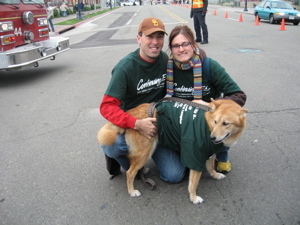 Victor, Jenn, and Chilli at the MLK Day Parade 2007