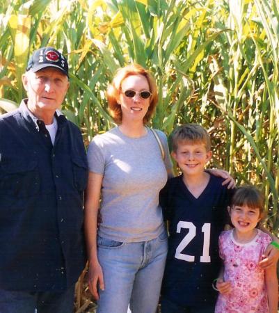 Bishop's Pumpkin Farm (Dad, me, Taylor and Caitlin)