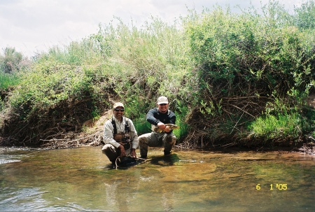 STEP-SON JAYSON FLY FISHING IN UTAH