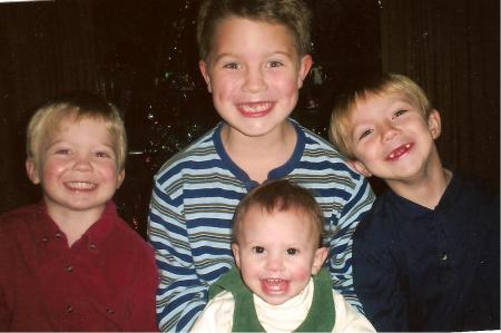 Our Children Zach, Gabriel, Nathan & Victoria