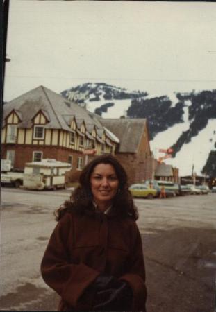 My lovely wife, Jane, on our honeymoon (1975)
