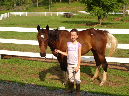 Morgan and her Horse