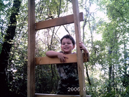 cody on the tree stand