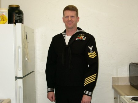 Navy dress uniform