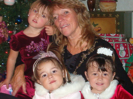 Me and my 3 beautiful granddaughters
