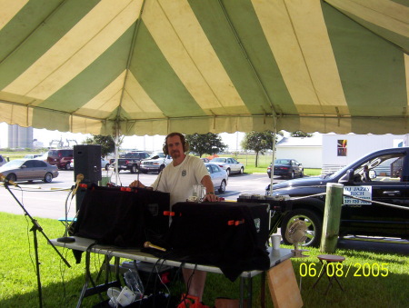 DJ Jazzy Rich (me) at the 2005 Coast Guard Day Picnic