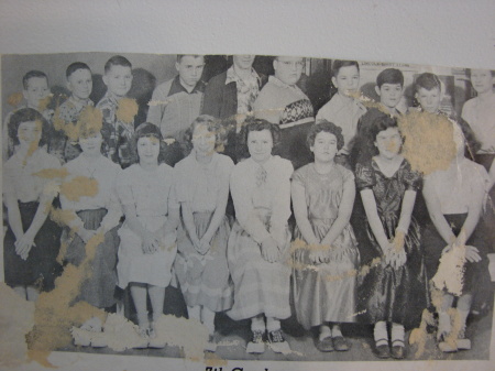 7th grade class about 1953 Tamms