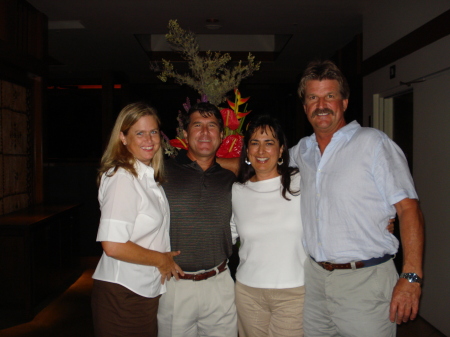 With my cousin Laura and her husband Steve at the Four Seasons, Waikoloa